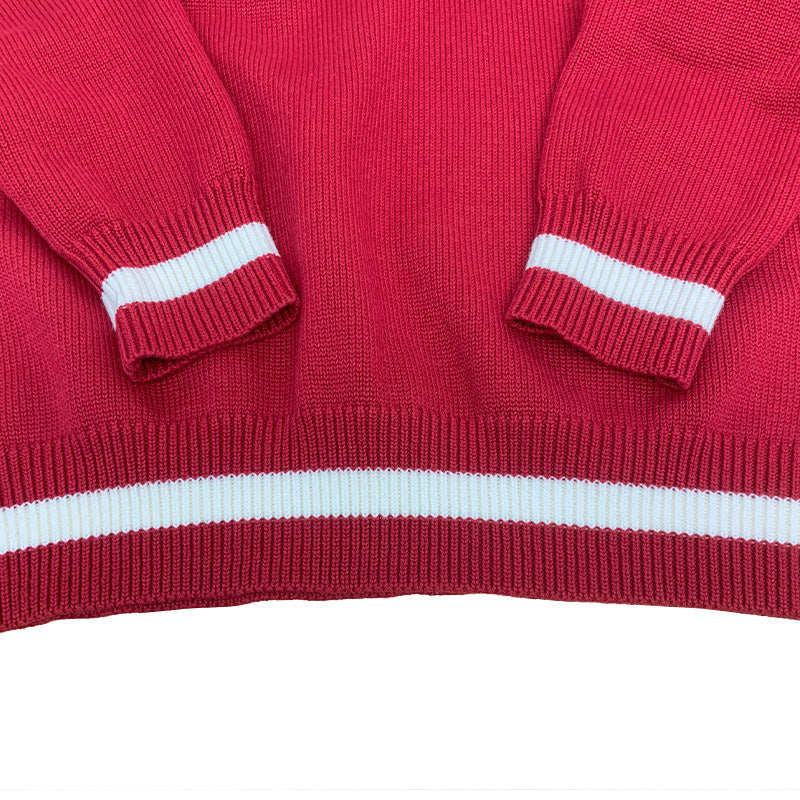 Custom 100%Cotton 7GG Greek Sweater - PG8232