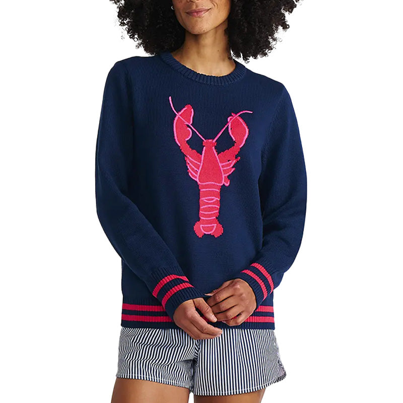 Custom Jacquard Lobster Women Sweater - PG52936