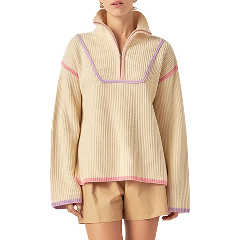 Custom Trendy Women Knitwear - PG8073