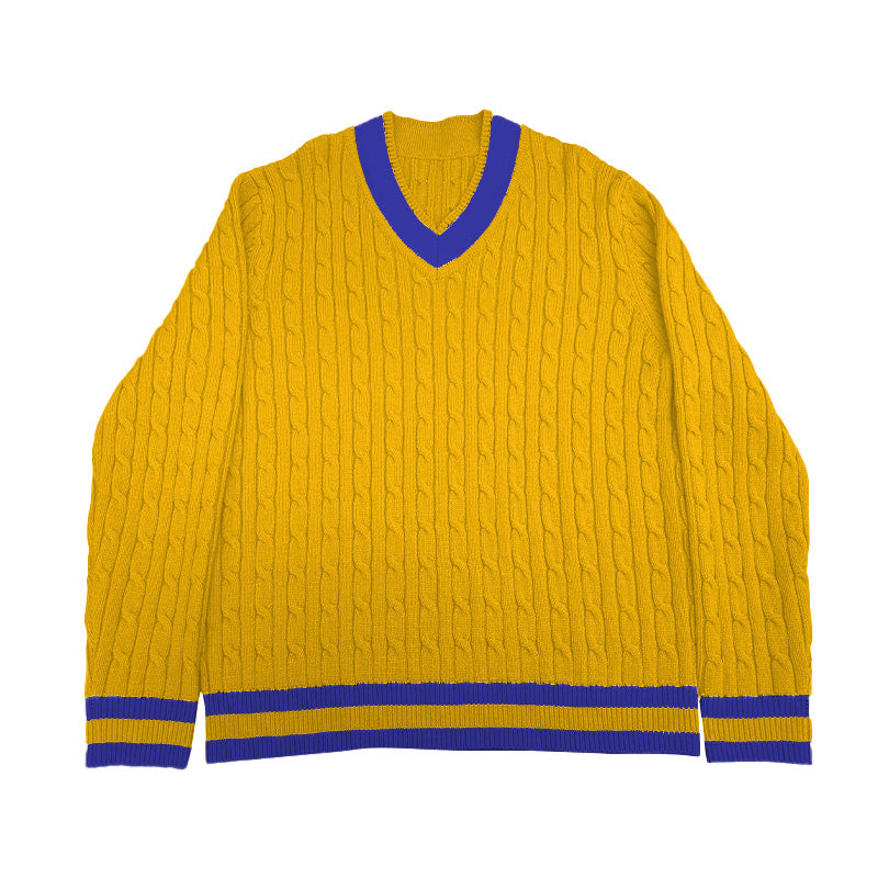Custom Sorority V-neck Pullover Sweater - PG8235