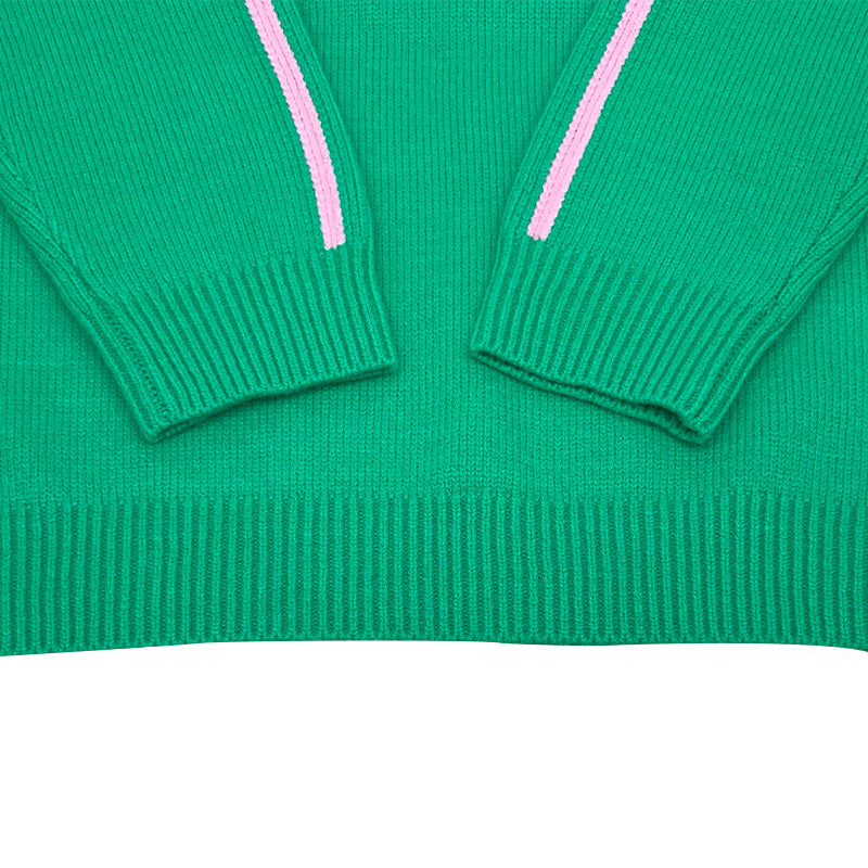 Custom Sorority 1/4 Zip Chunky Sweater - PG8237