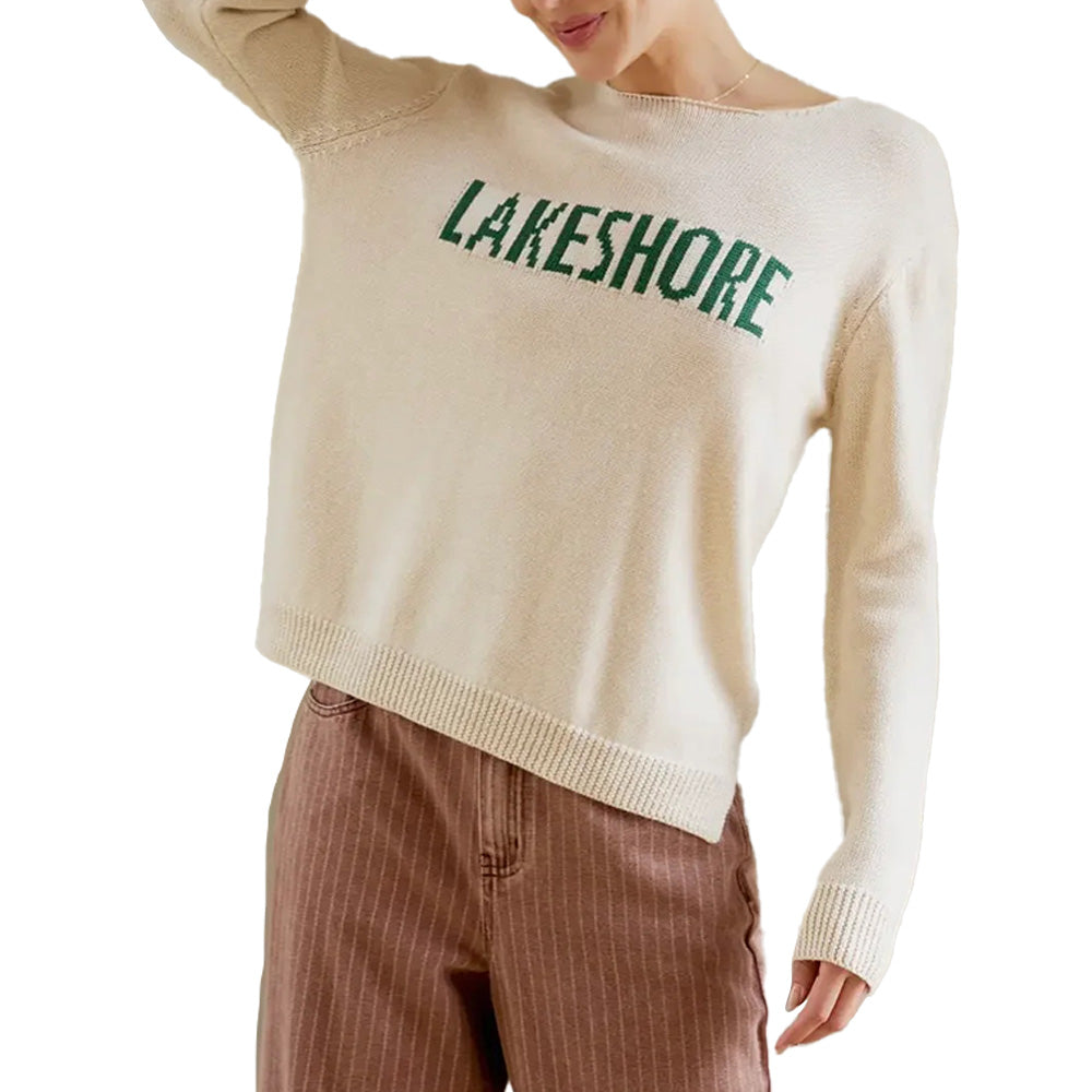Custom Intarsia Logo Women Sweater - PG8096