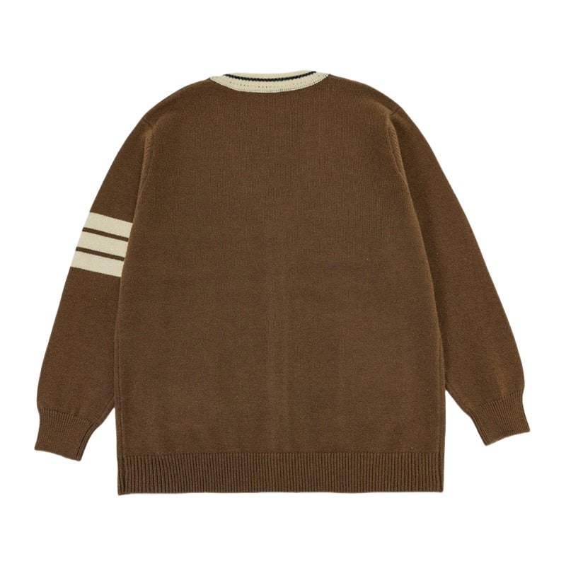 Custom Groups Jacquard Logo Cardigan - PG042904