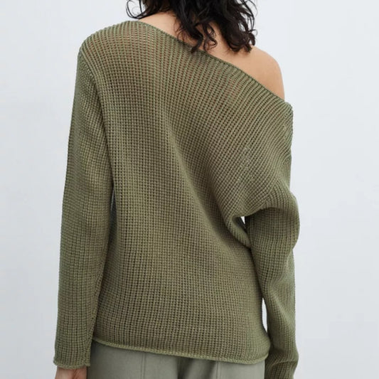 Custom Cotton Blend Women Sweater - PG5817