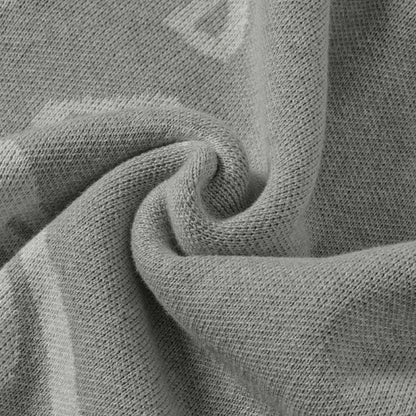 Custom Jacquard 100%Cotton Men Sweater - PG4018