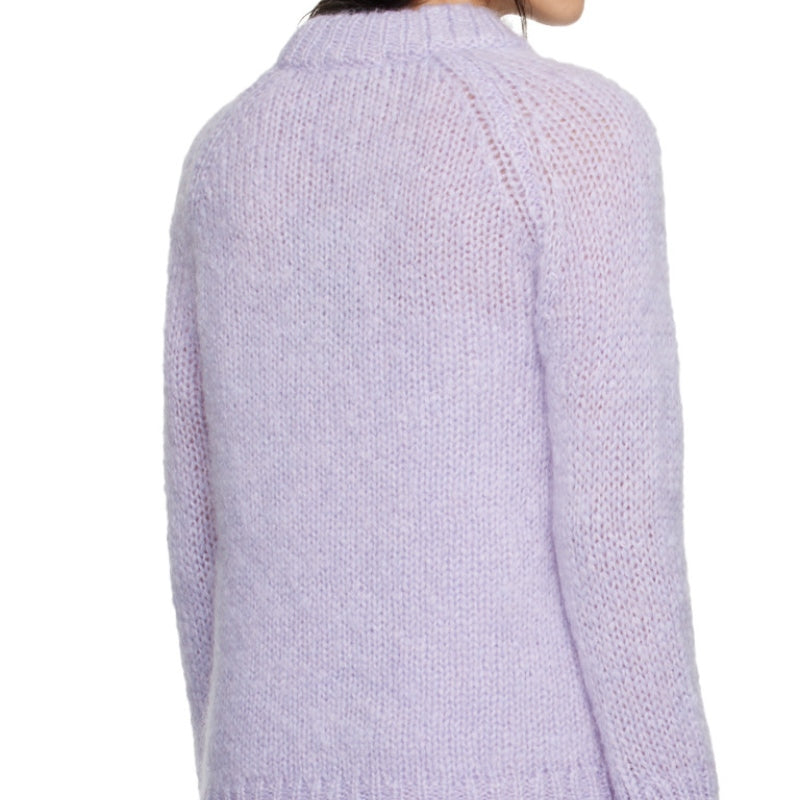 Elegant Custom Wool Crew Neck Women’s Knitted Sweater - Soft and Stylish