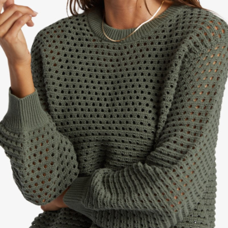 Custom Wool Blend Hollow Out Women’s Knitted Sweater