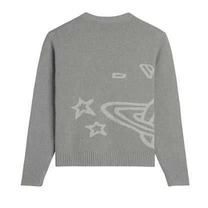 Custom Jacquard 100%Cotton Men Sweater - PG4018