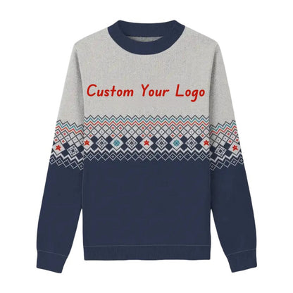 Wholesale Custom Logo Knit Christmas Sweaters Papa-C3