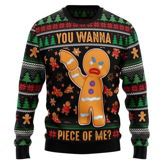 Custom Manufactured Gingerbread Christmas Sweater for Brands