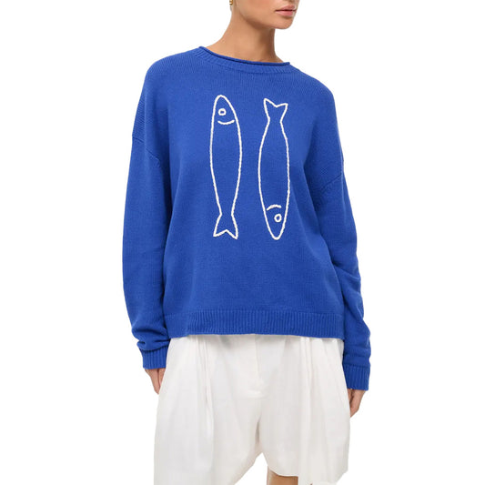 Custom Cotton Women Knit Sweater - PG7213