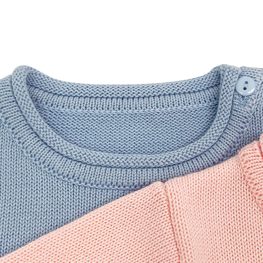 Custom Rollneck Kid's Button Design Sweater - PG042904