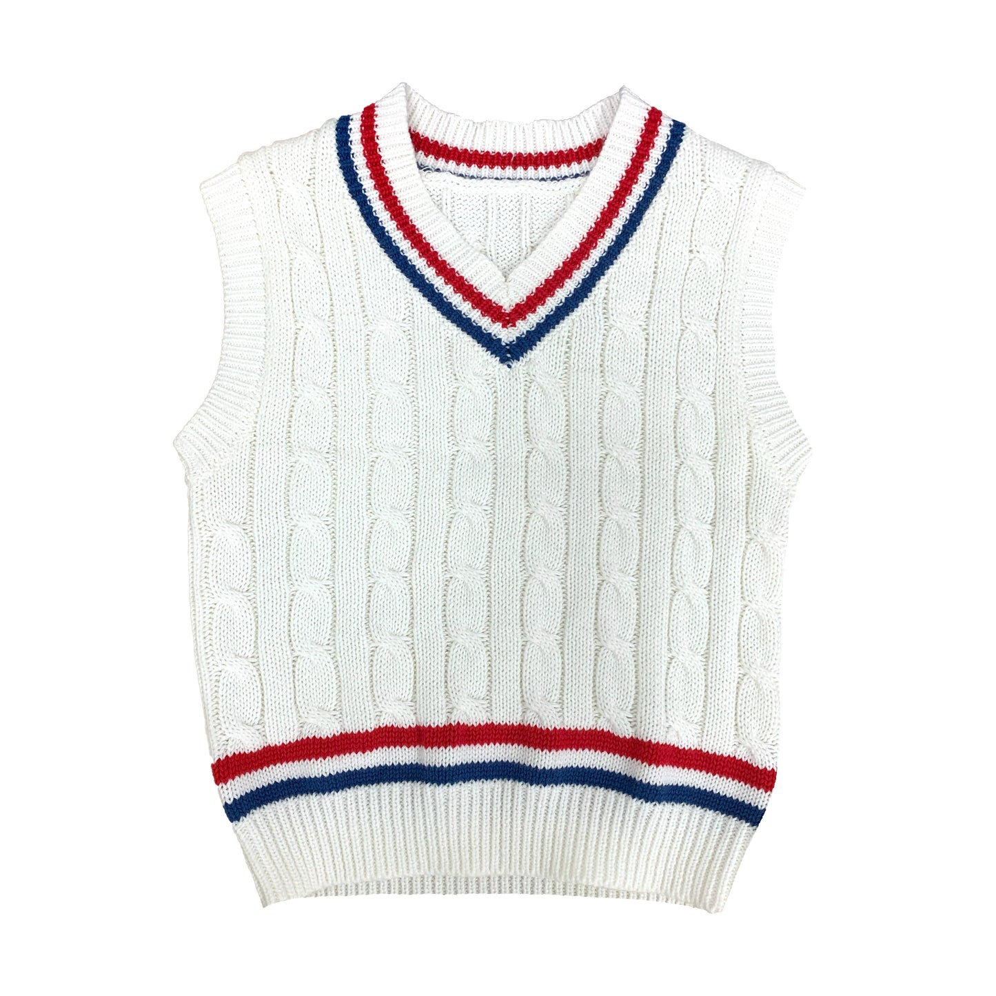 Custom Cable Kid's Knit Vest - PG042915