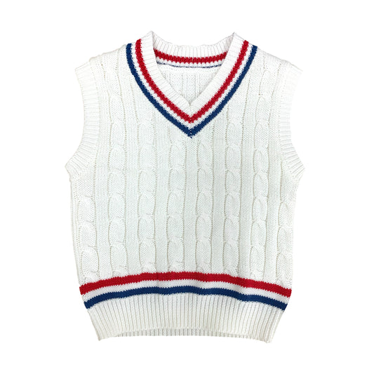 Custom Cable Kid's Knit Vest - PG042915