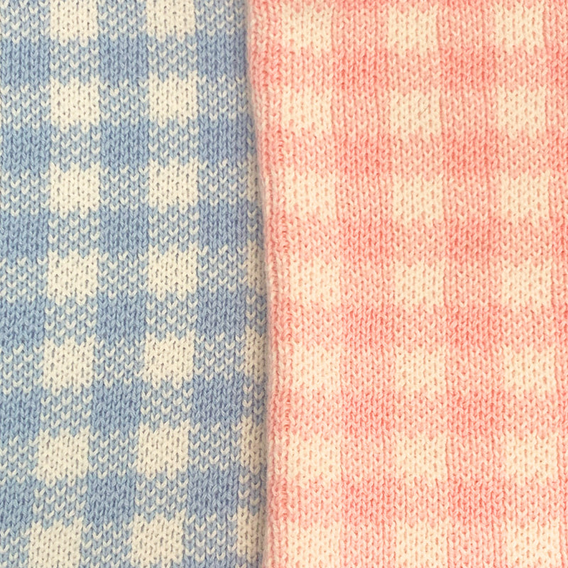 Custom Plaid Rollneck Kid's Knitwear 7GG - PG042903