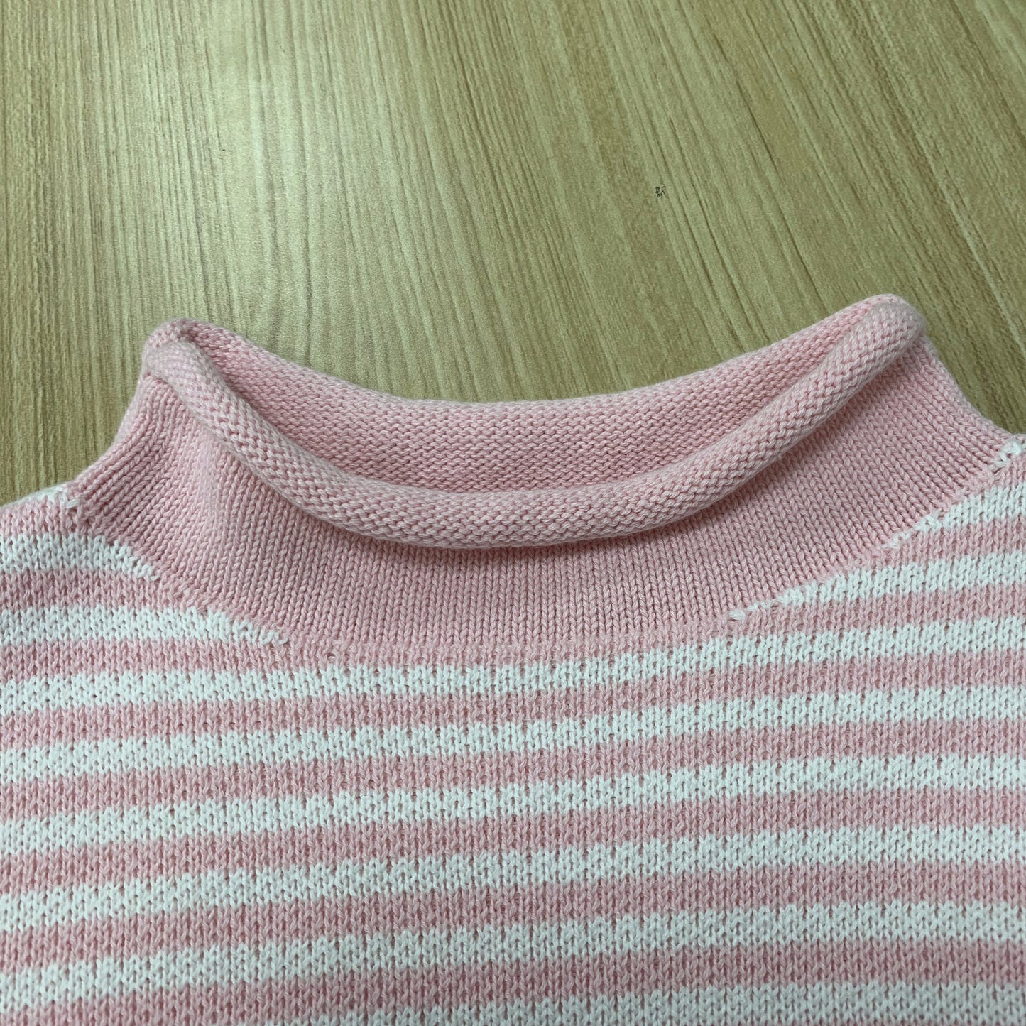 Custom Striped Rollneck Kid's Sweater - PG042906