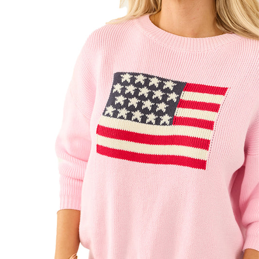 Custom Jacquard Logo Woman Sweater - PG7245
