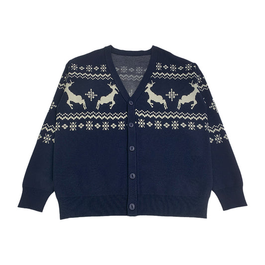 Custom Cotton Christmas Cardigan - PG7249