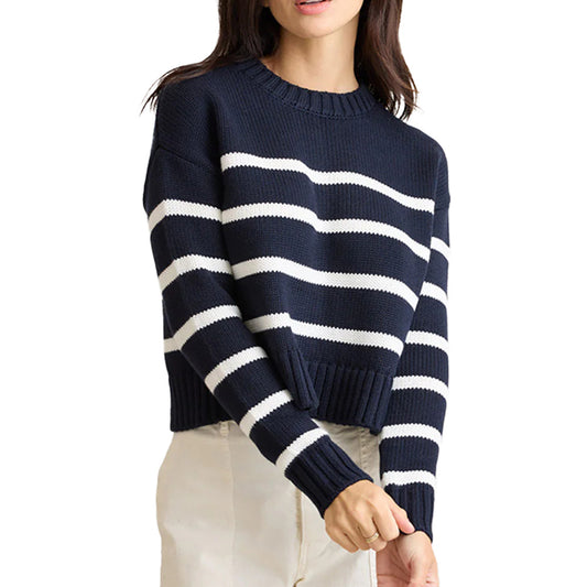 Custom Striped Casual-Chic Women Sweater - PG7247