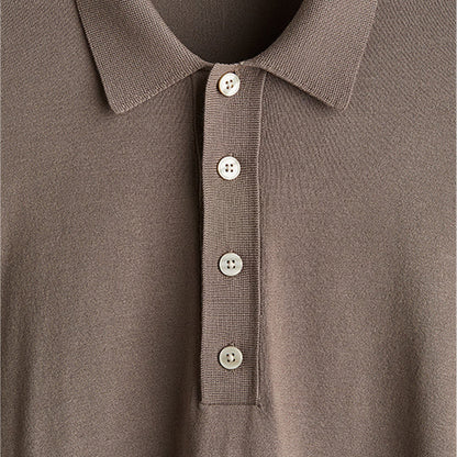 Custom Classic Men Knit Polo Sweater - PG7243