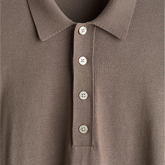 Custom Classic Men Knit Polo Sweater - PG7243
