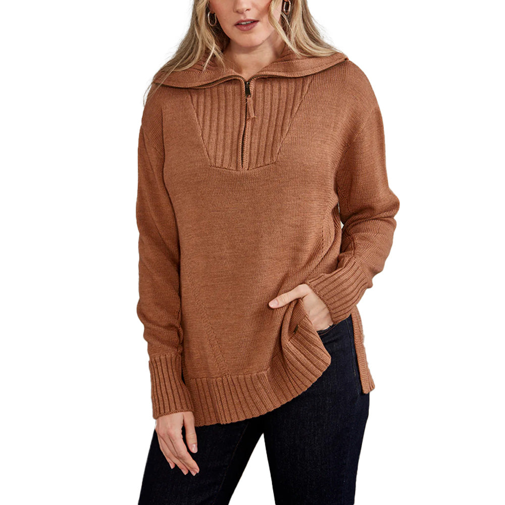 Custom Quarter - Zip Casual Women Sweater - PG7241