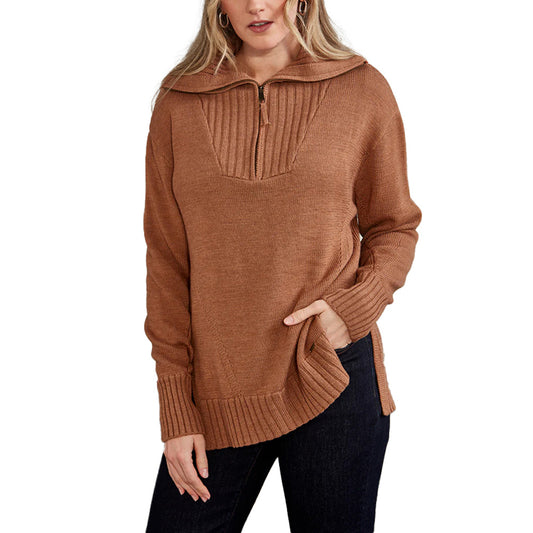 Custom Quarter - Zip Casual Women Sweater - PG7241