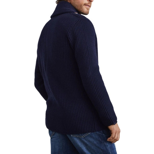 Custom 100%Cotton Shawl Collar Men Cardigan - PG5103