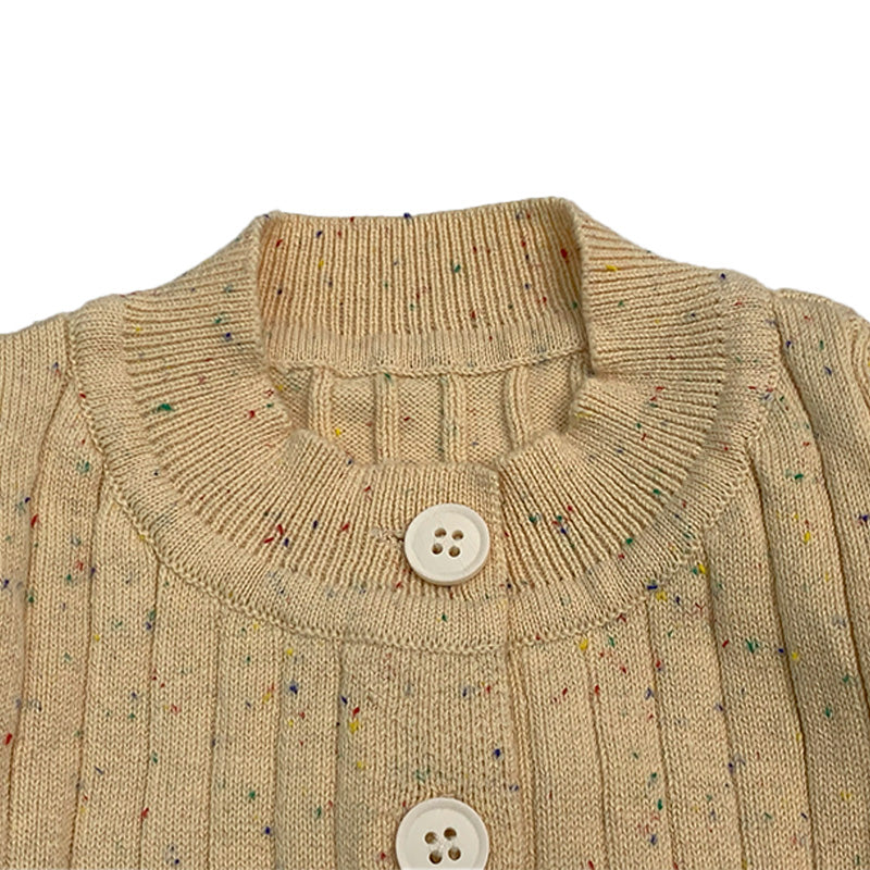 Custom 100% Speckled Cotton Baby Sweater - PG4229