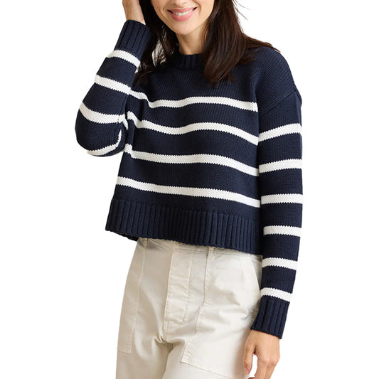 Custom Striped Casual-Chic Women Sweater - PG7247