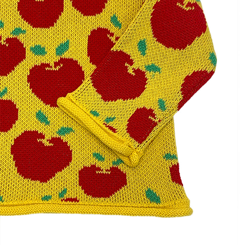 Custom Fruits Jacquard Rollneck Kid‘s Sweater - PG042912