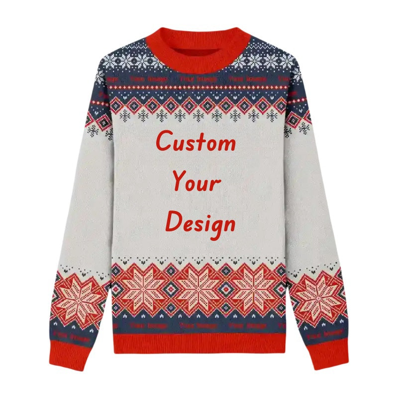 Wholesale Custom Org. Knit Christmas Sweaters Papa-C2