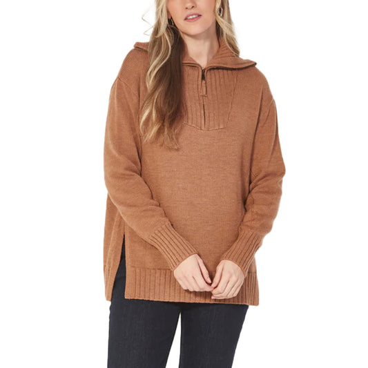 Custom Quarter - Zip Casual Women Sweater - PG7241