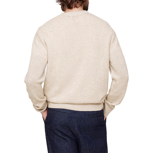 Custom Solid Color Crew Neck Men Sweater - PG7263