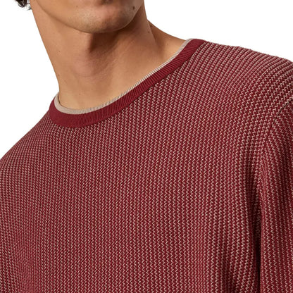 Custom Textured Crew Neck Knit Men Sweater -PG7285