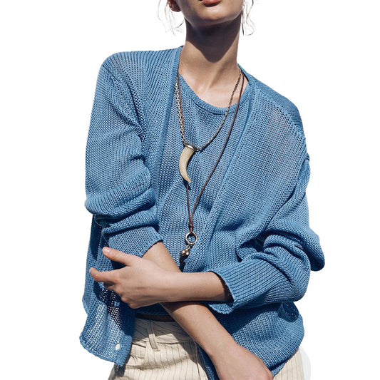 Custom 100%Cotton Women Cardigan - PG5301