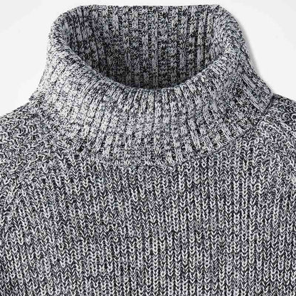 Custom 100% Cotton Turtleneck Women’s Knitted Sweater - Soft and Warm Knitwear for Women