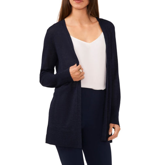 Custom OEM/ODM cashmere sweater in navy blue, featuring a sleek and elegant design.