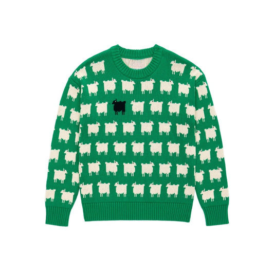 Custom Jacquard 100%Cotton Men Sweater - PG5844