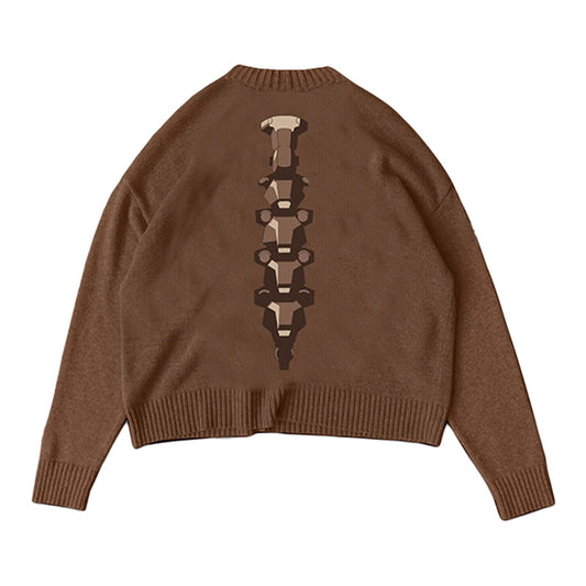 Custom Jacquard 100%Cotton Comics Men Sweater - PG4102