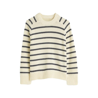 Custom Striped Women Sweater - PG7233