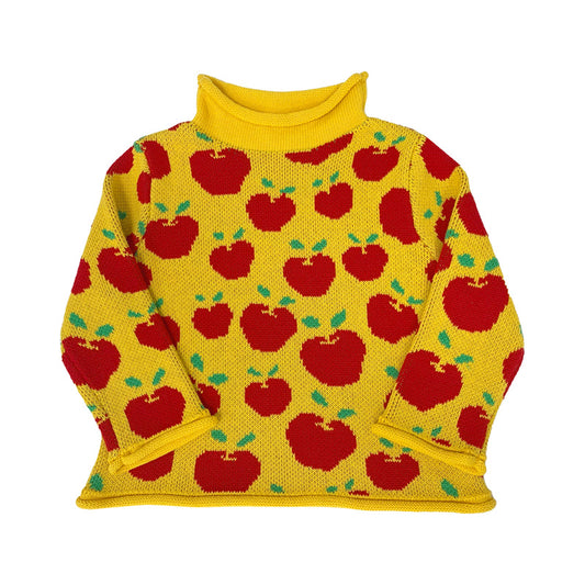 Custom Fruits Jacquard Rollneck Kid‘s Sweater - PG042912