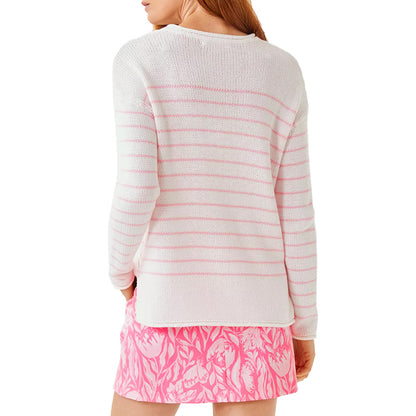 Custom Striped Casual Women Sweater - PG7292