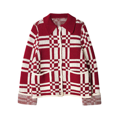 Custom Retro Women Cardigan - PG8186