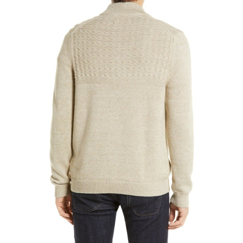 Custom Wool Cashmere Blend Knit Sweater with Button Detail – OEM/ODM Available
