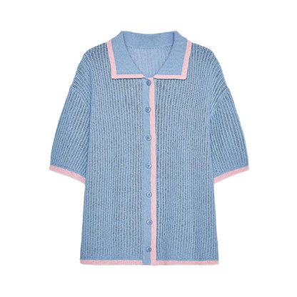 Custom Crochet Women Knit Short Sleeves - PG5305