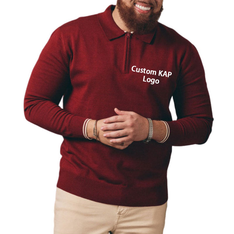 Custom Greek Embroidery Sweater with KAP Logo | OEM/ODM Manufacturer