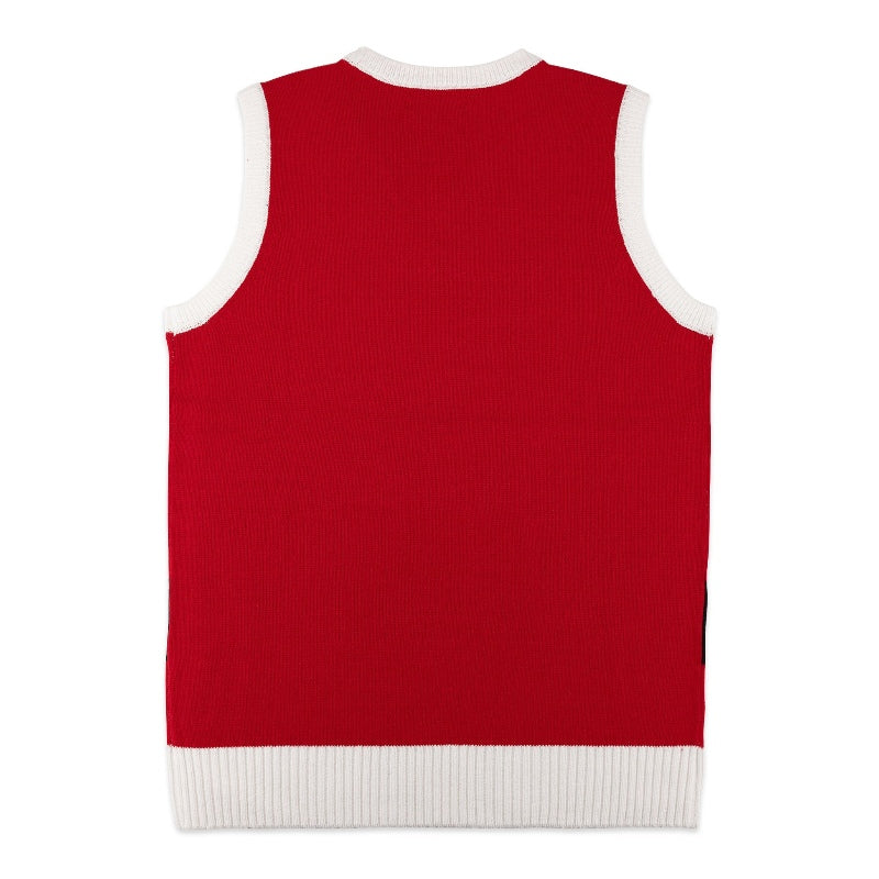 Wholesale Custom Santa Claus Sweater Vest for Corporate Holiday Branding