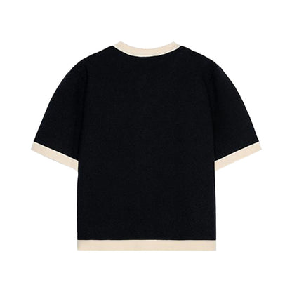 Custom Crew Neck Women Knit Short Sleeves - PG5306