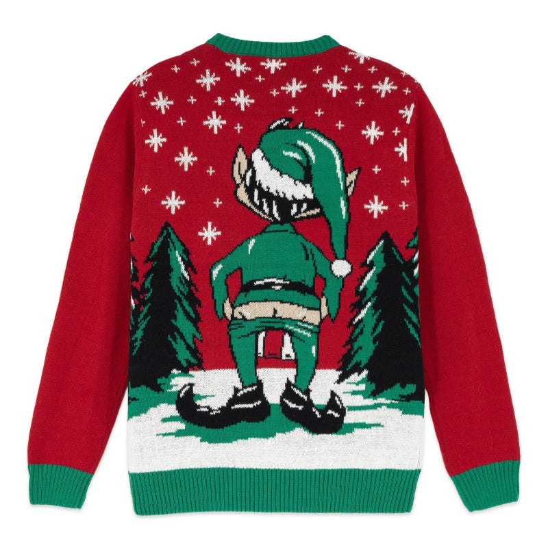 Custom Unisex Crewneck Christmas Sweater - Elf Design